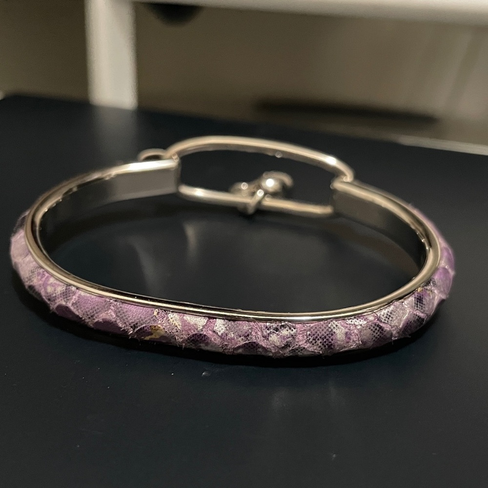 Purple Patterned bangle